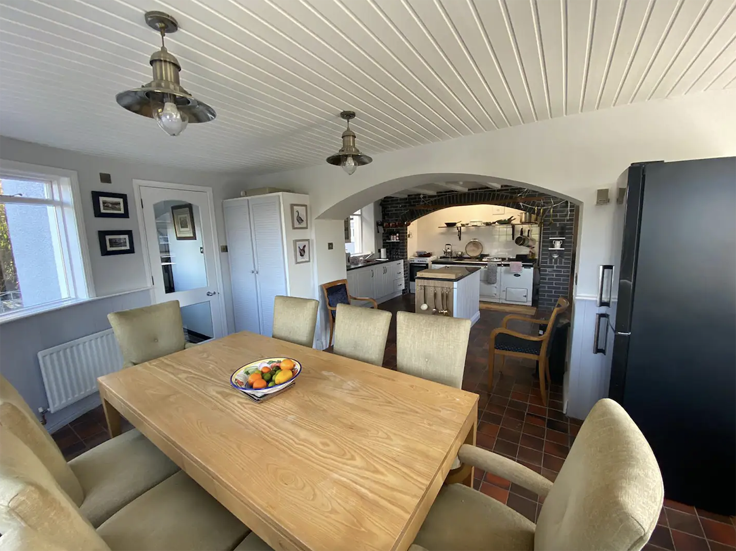 Dining area in the Kitchen