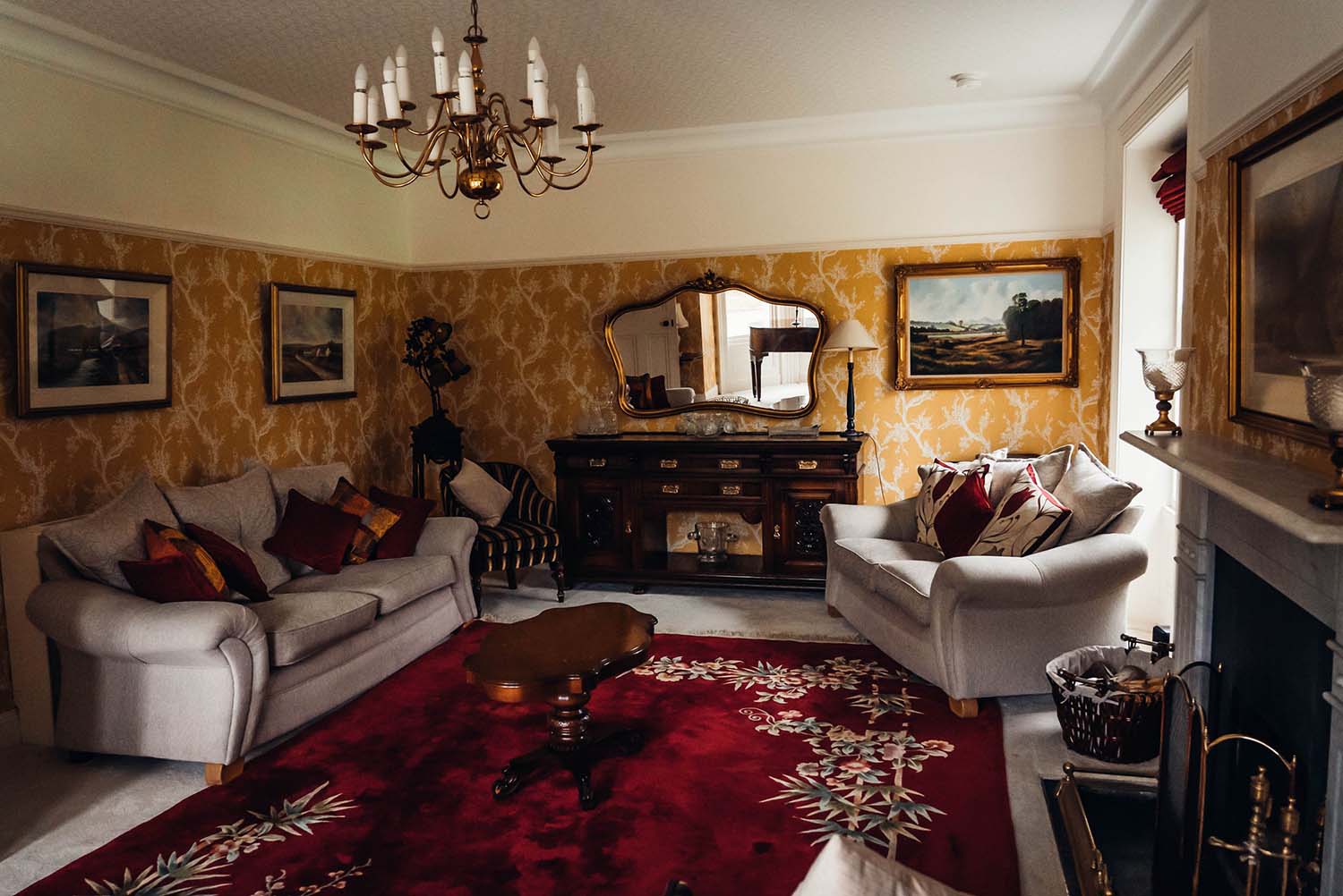 Lounge area in the Piano Room