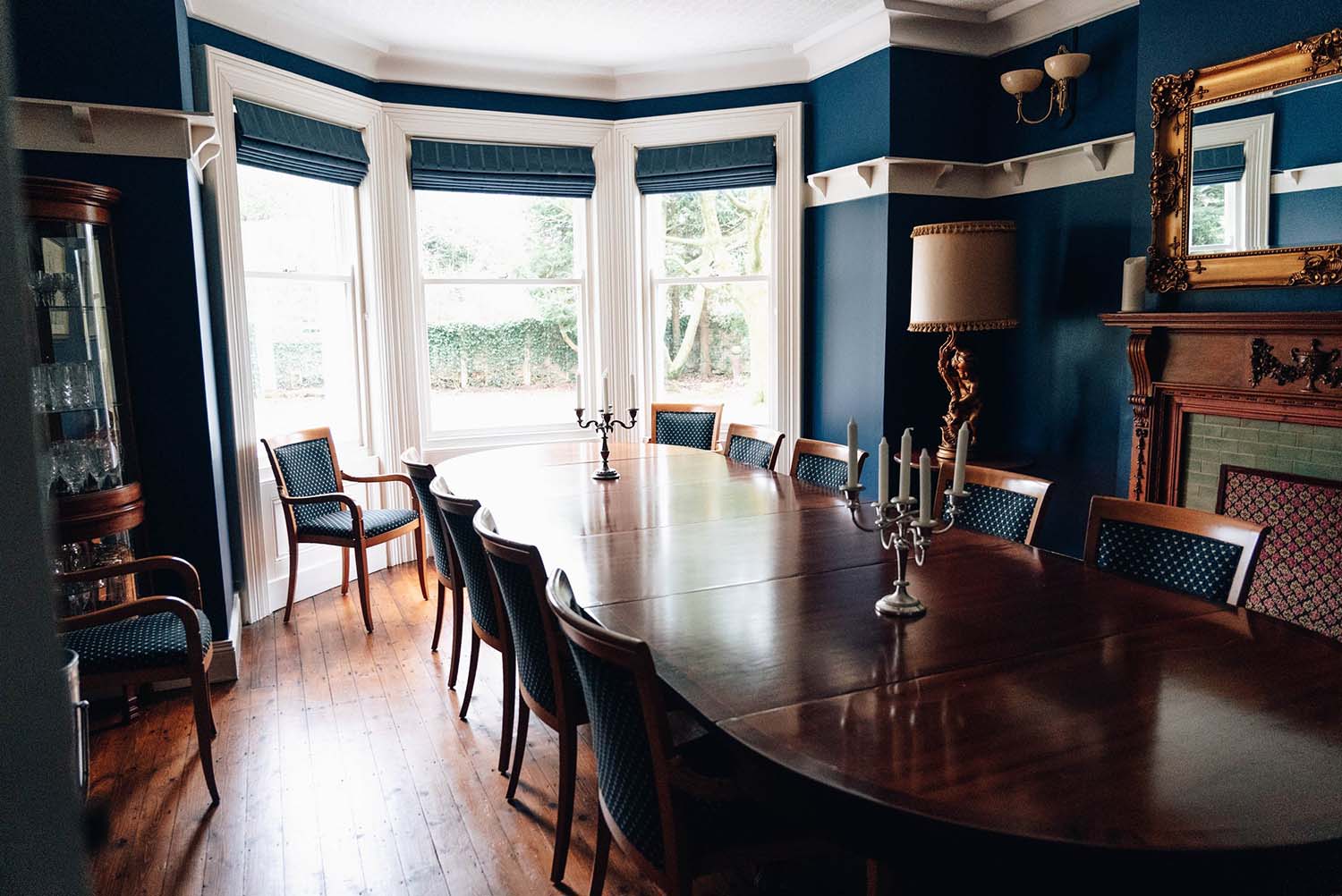 Blue Dining Room