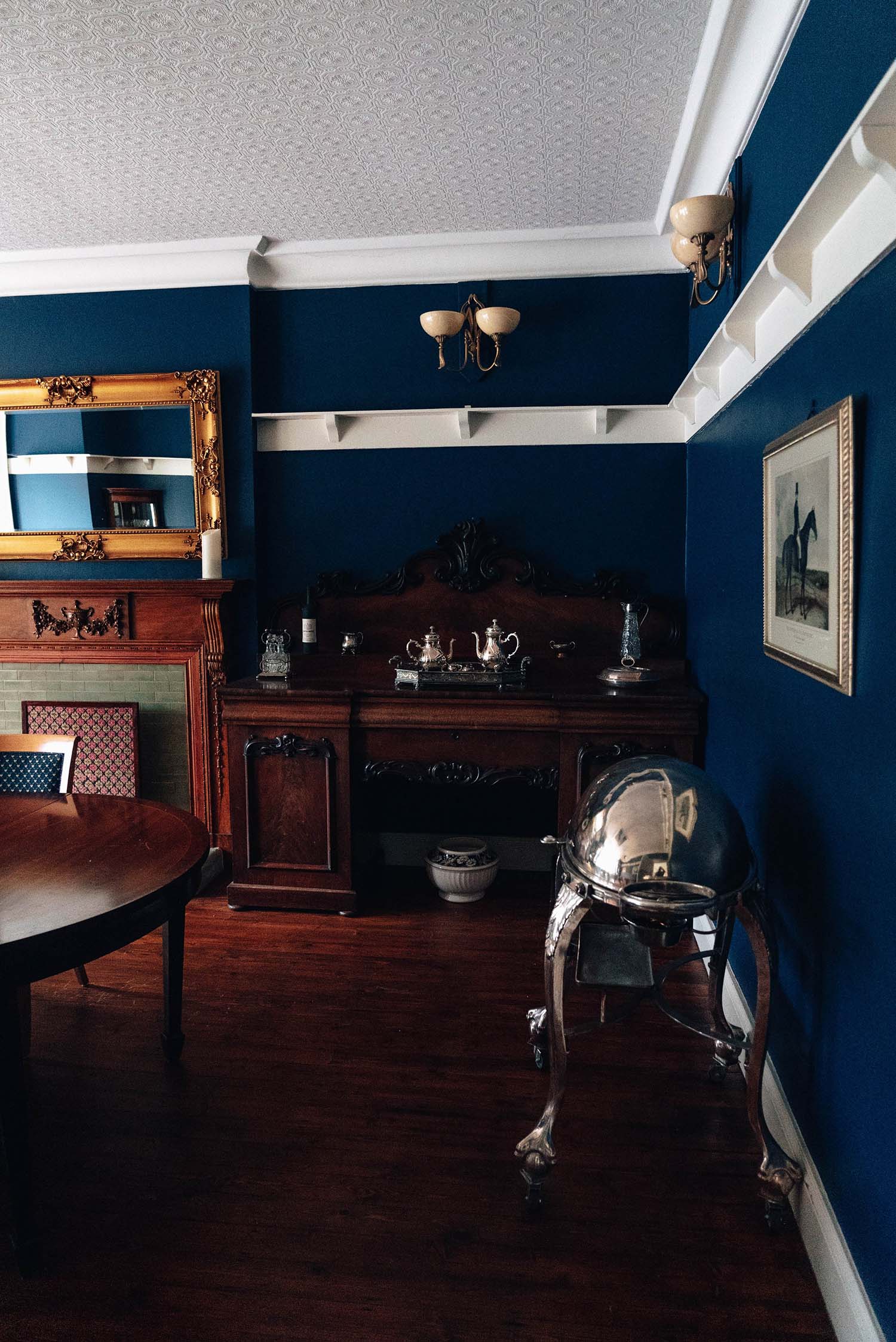 Tea set in the Dining Room