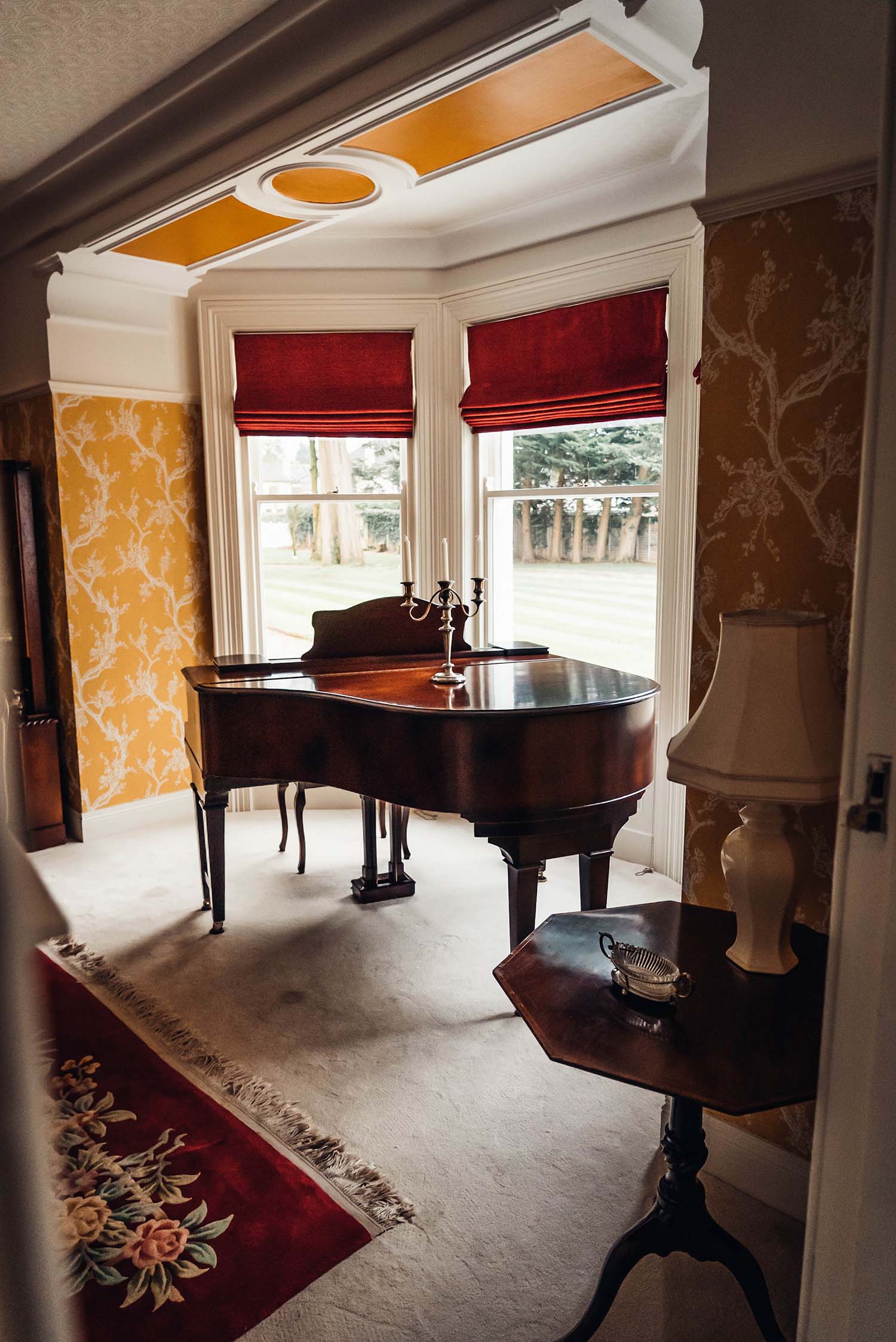 Piano Room with grand piano